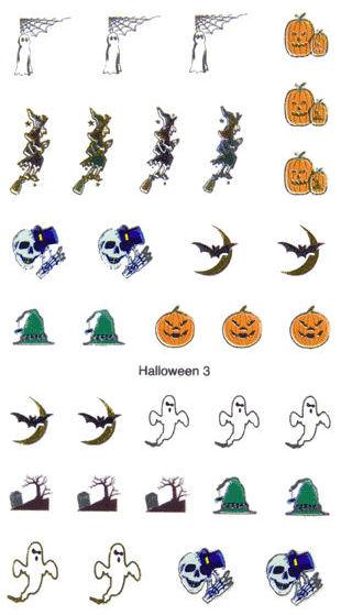 Nail Art Stickers-Halloween 003