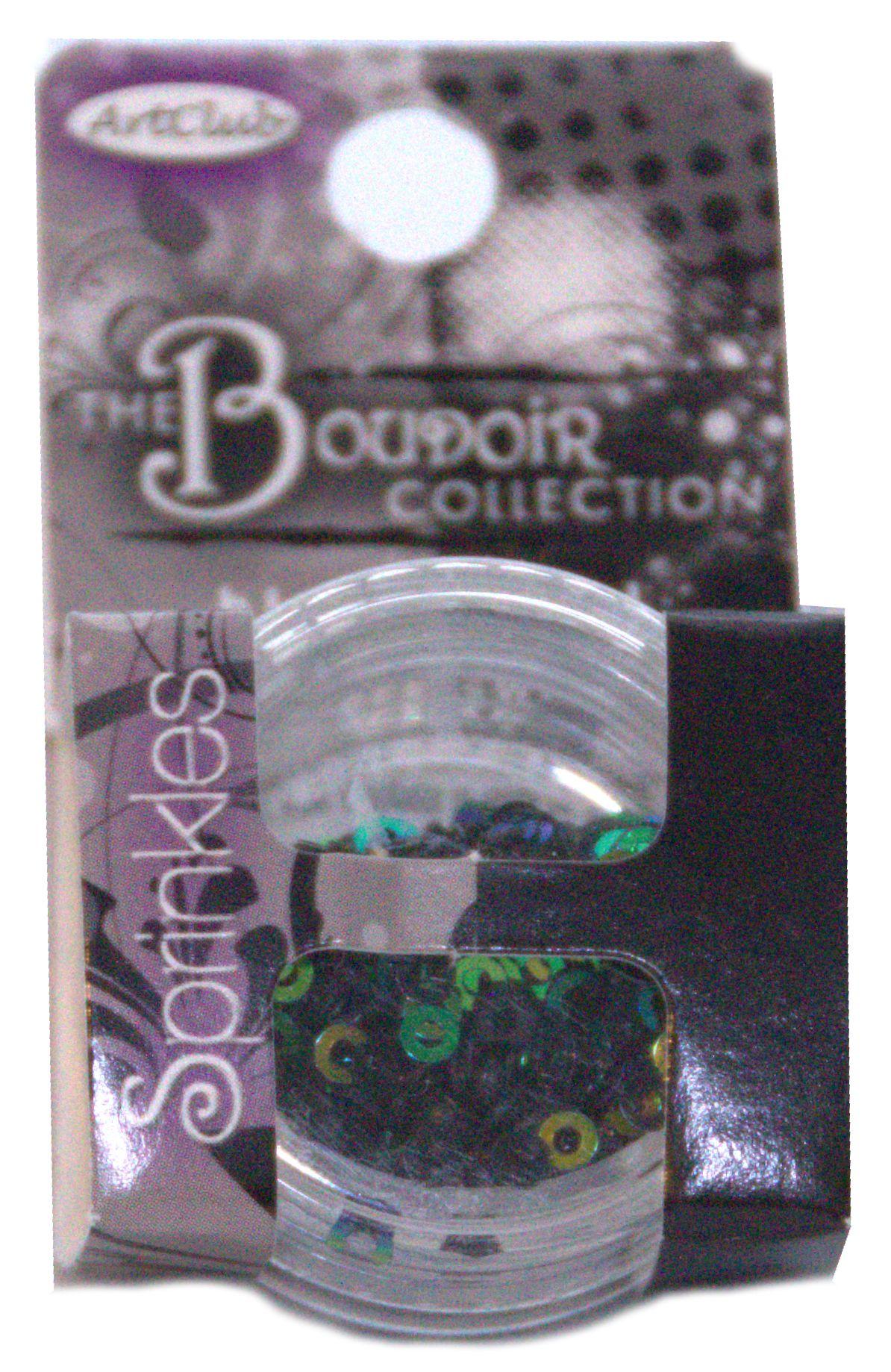 Art Club Boudoir Black Swirl Sprinkle