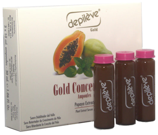 Depileve Gold Concentrate Ampoules 3 tubesx10ml