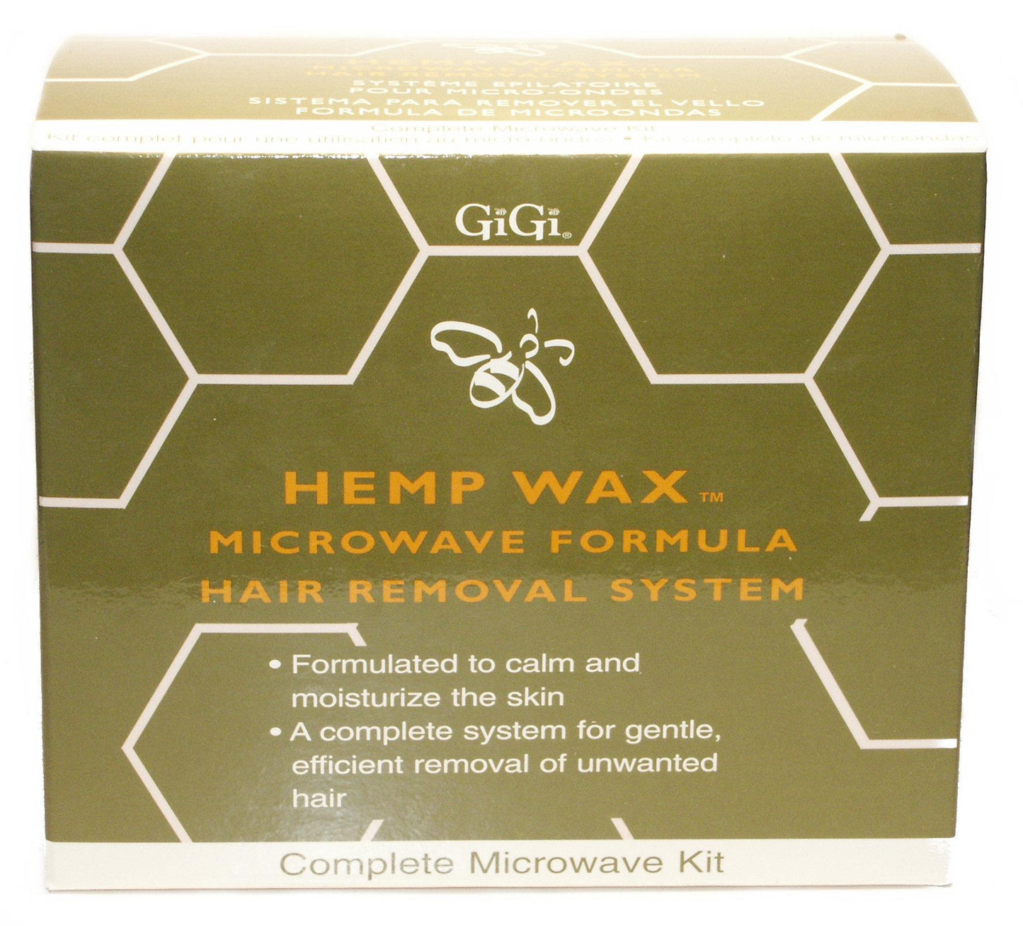 GiGi Hemp Wax Microwave Kit