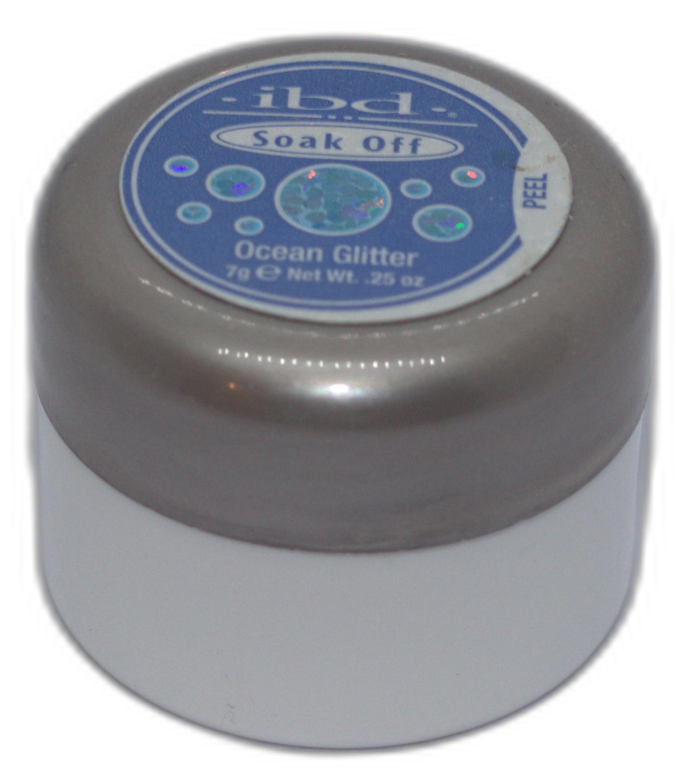 ibd Soak Off Gel Polish-Ocean Glitter 0.25 oz 56291