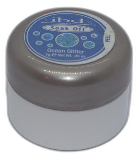 ibd Soak Off Gel Polish-Ocean Glitter 0.25 oz 56291