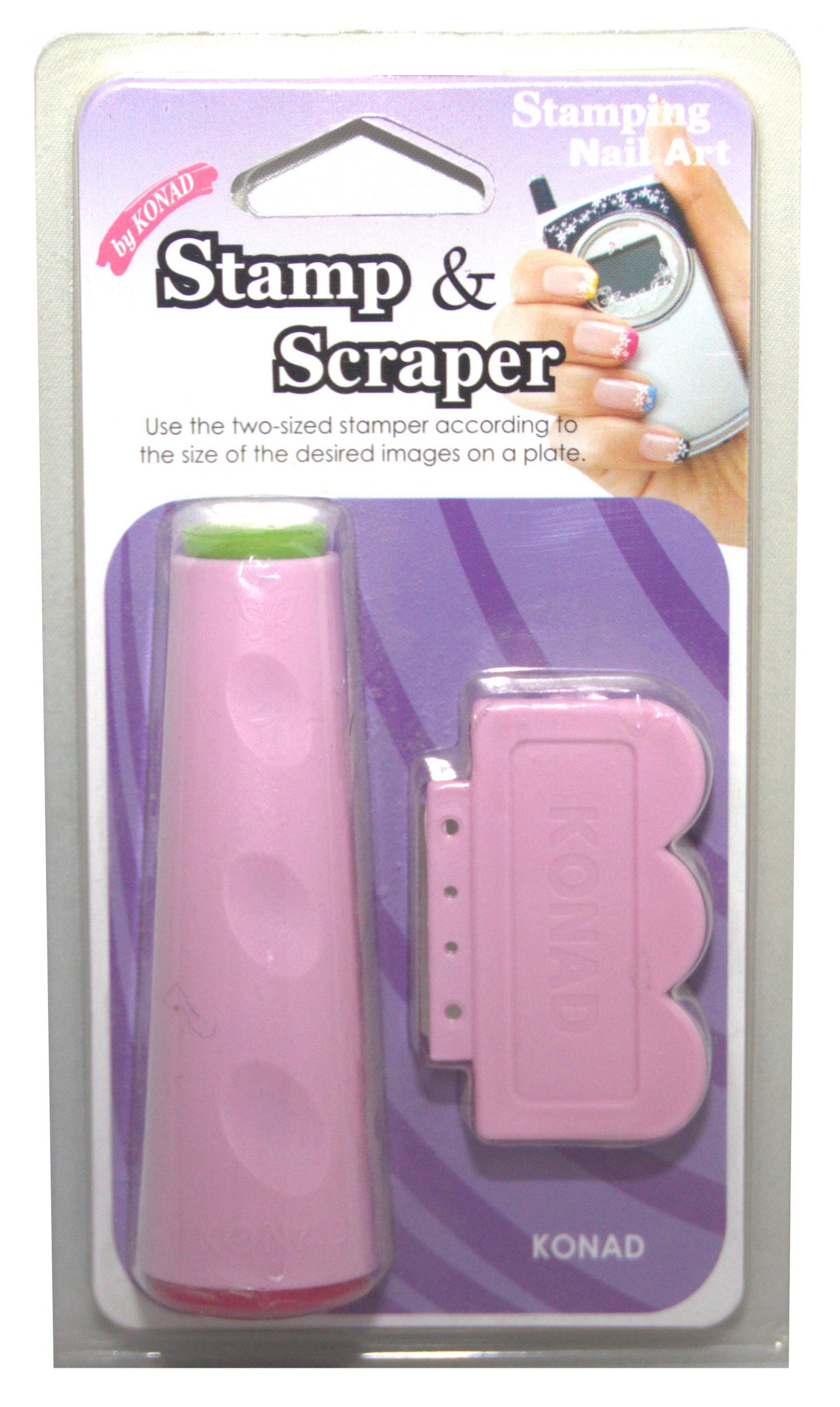 Konad Stamper Two-Sided & Scraper