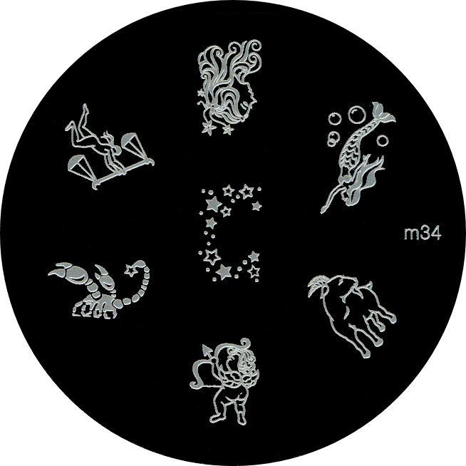 Konad Image Plate M34