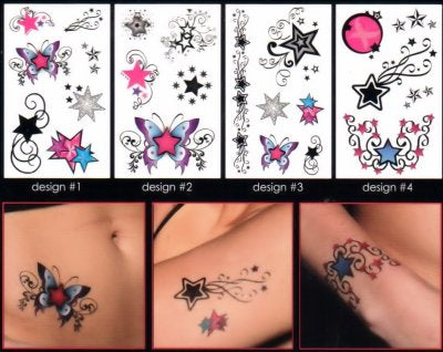 Maccabi Art Temporary Tattoo-Stars 11556