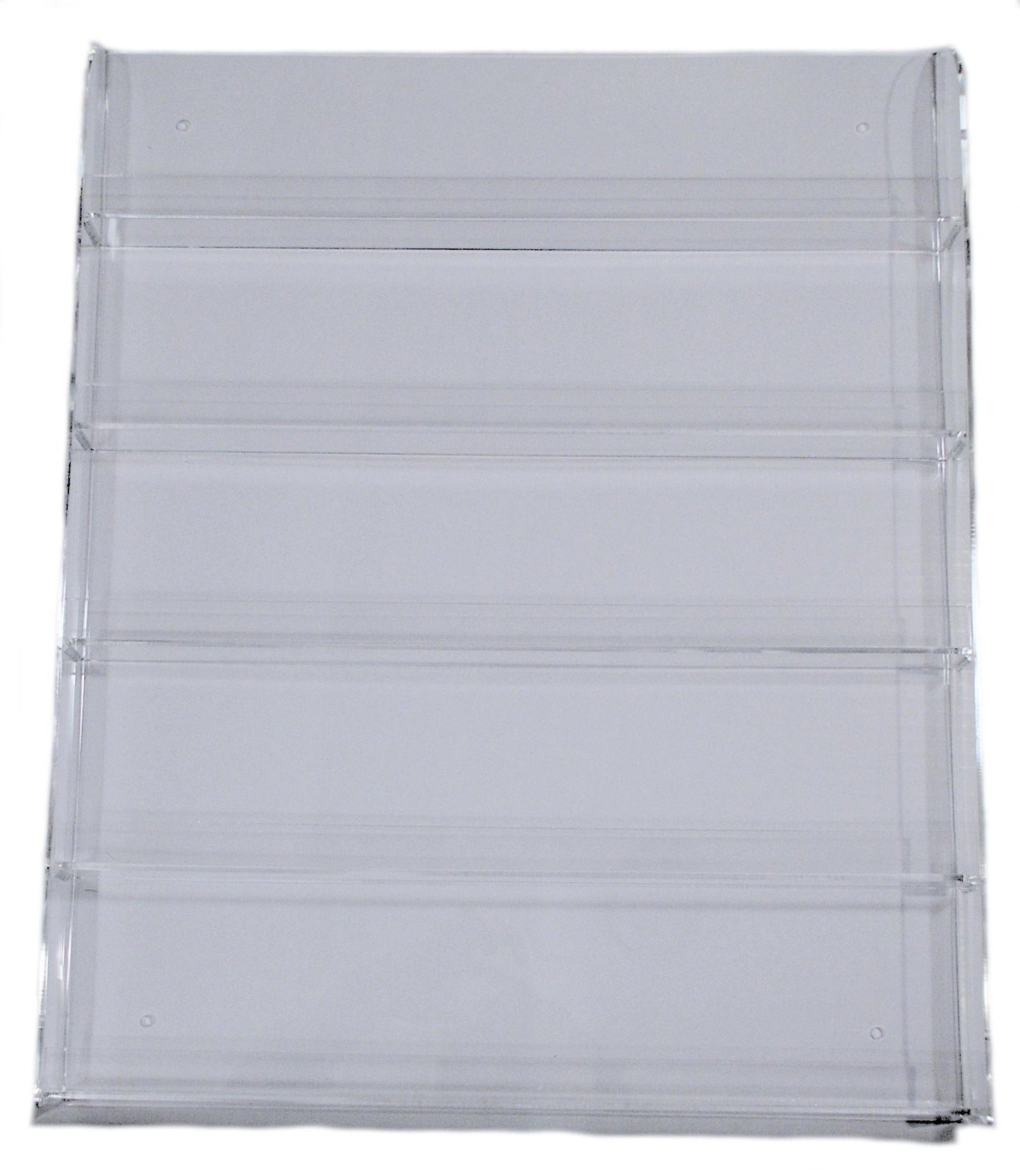 Nail Polish Clear Acrylic Wall Mount Display-Holds 60 bottles