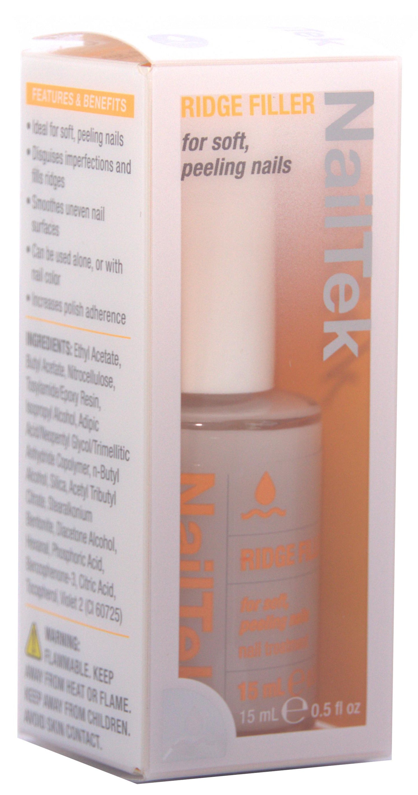 Nail Tek Ridge Filler 2 for Soft Peeling Nails 0.5 oz