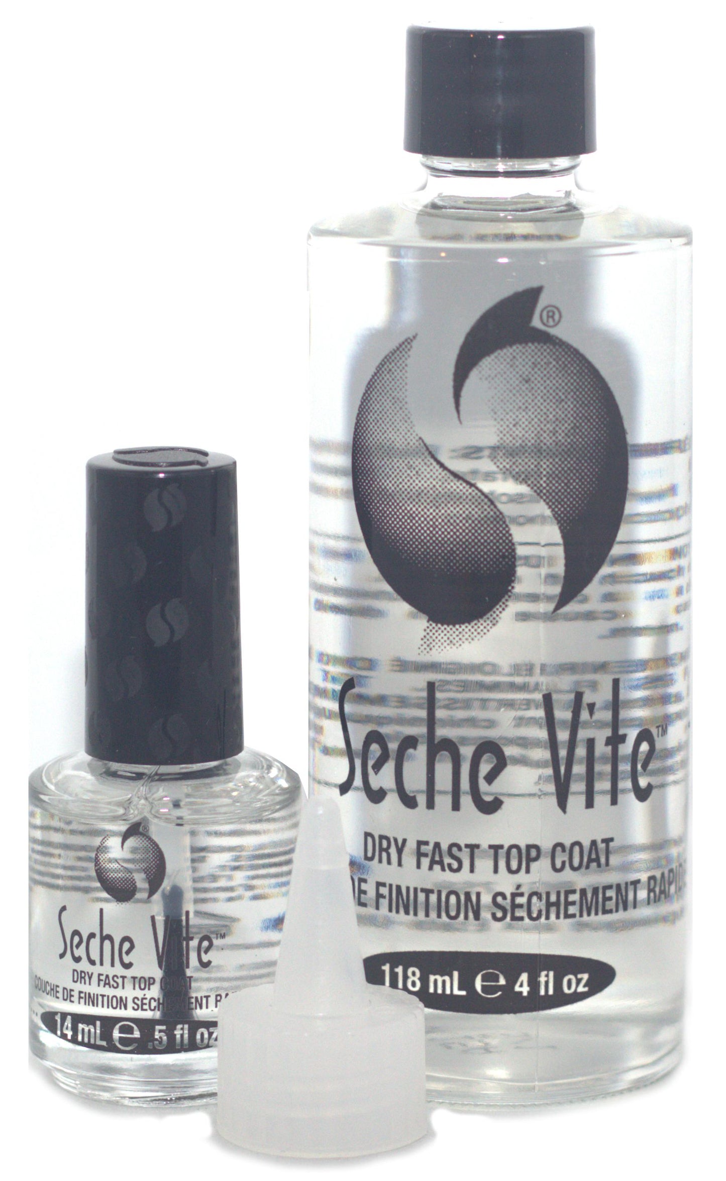 Seche Vite Top Coat Professional Kit 4 oz & 0.5 oz