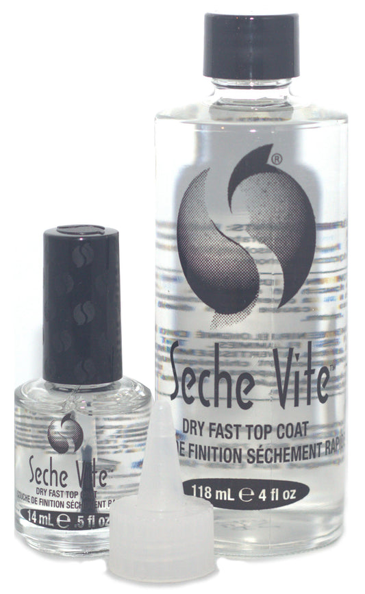 Seche Vite Top Coat Professional Kit 4 oz & 0.5 oz
