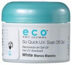 Star Nail Eco So Quick Soak Off Gel-White 1oz