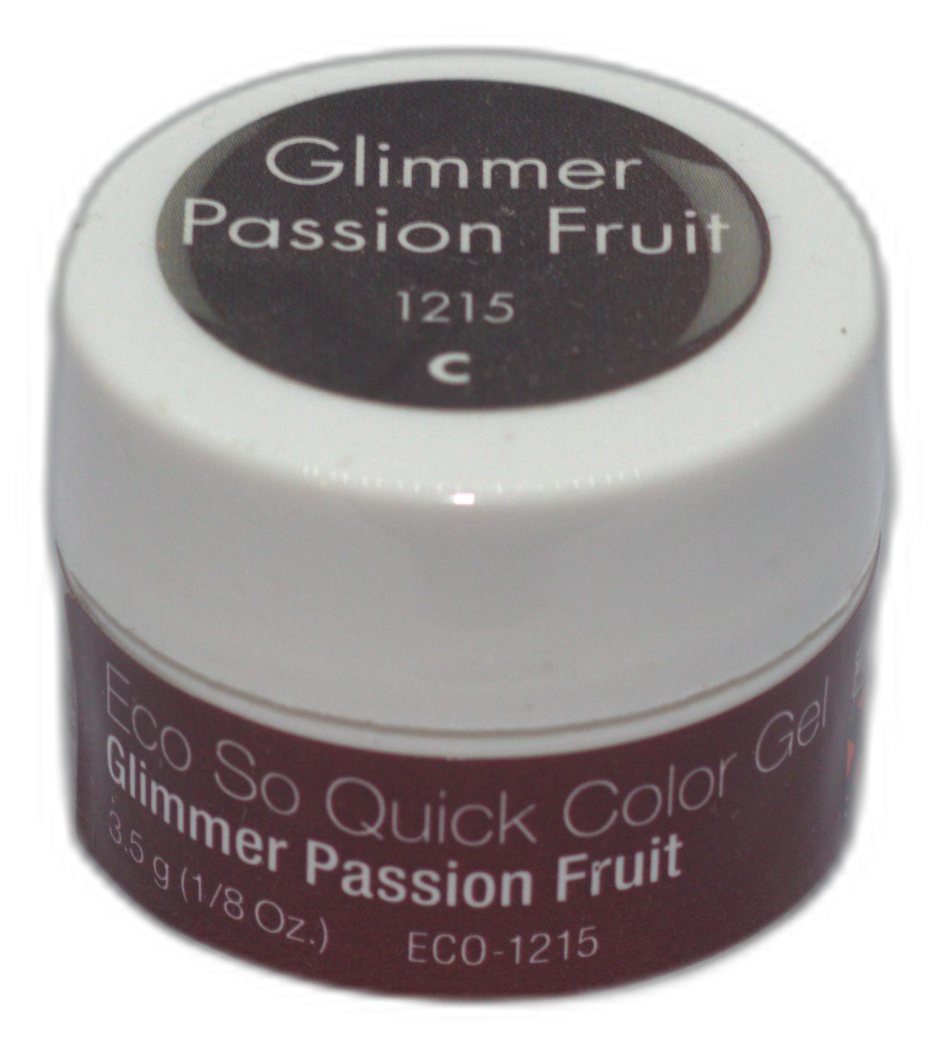 Star Nail Eco So Quick Soak Off Gel-Glimmer Passion Fruit