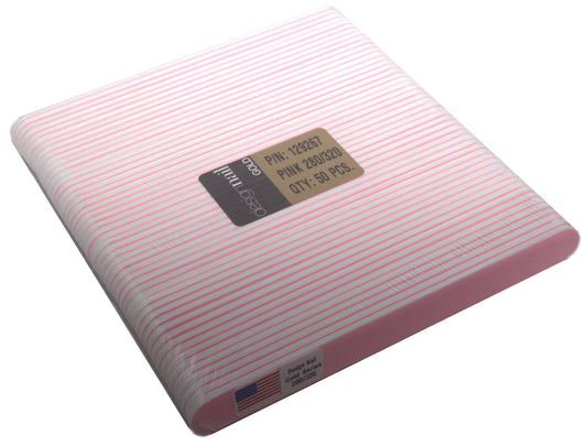 Design Nail File Cushion Pink 280/320 grit