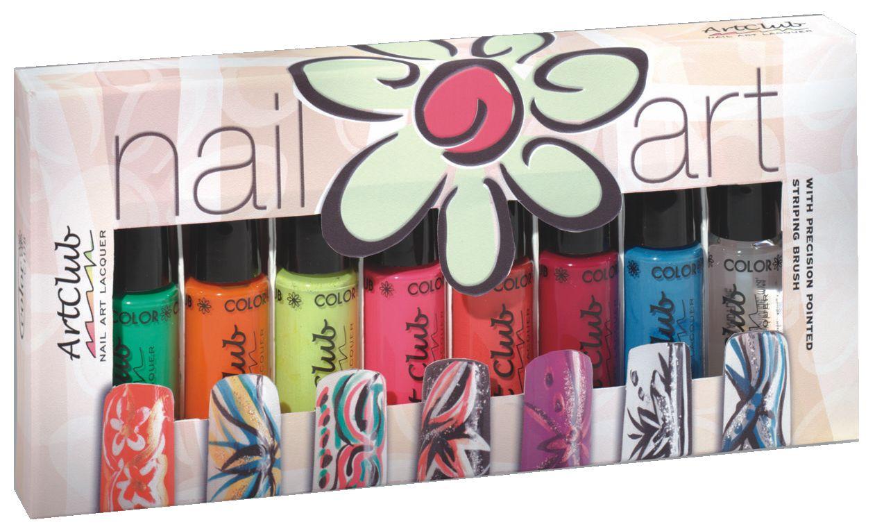 Art Club Nail Art-Neons Striper Kit