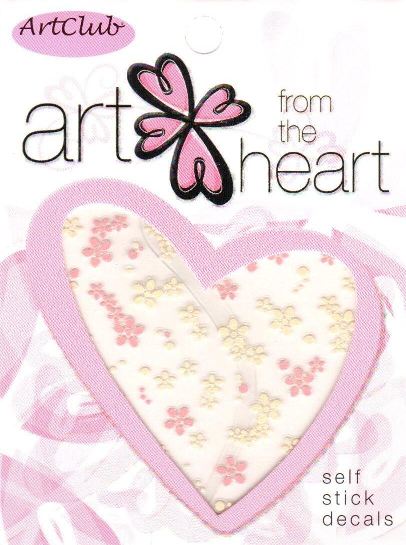 Art Club Art From The Heart Flower Decal