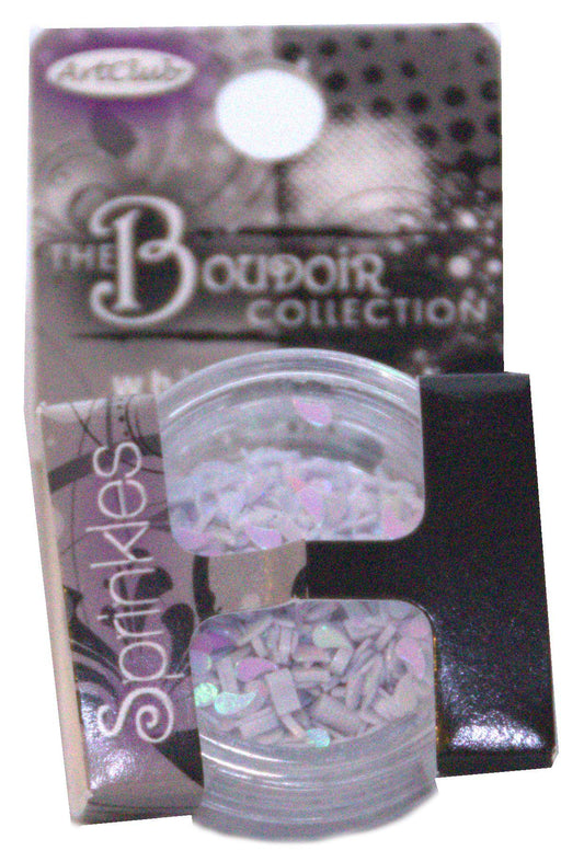 Art Club Boudoir White Droplet Sprinkle