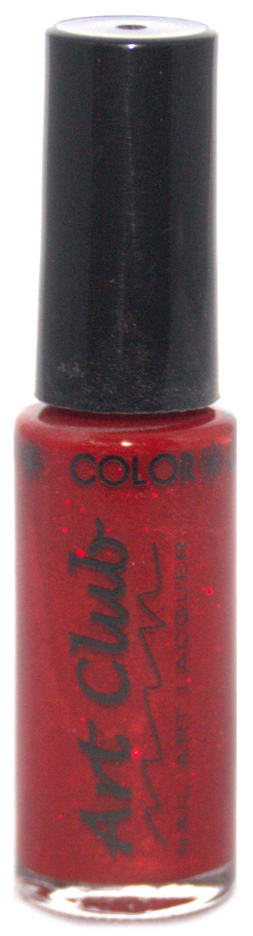 Art Club Nail Art-Red Glitter NA30