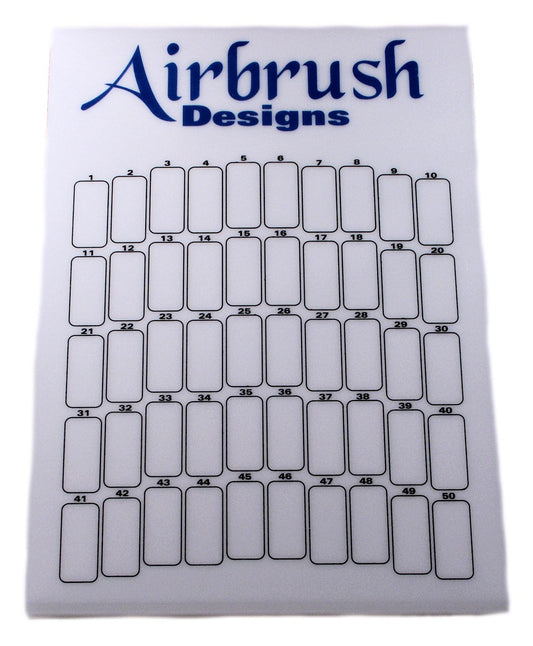 Airbrush Design Counter Top Display-Holds 50 Design