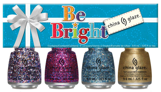 China Glaze NP-Be Bright 4pc Mini Set 81441
