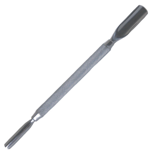 Cuticle Pusher Dual Spoon Edges Round Handle