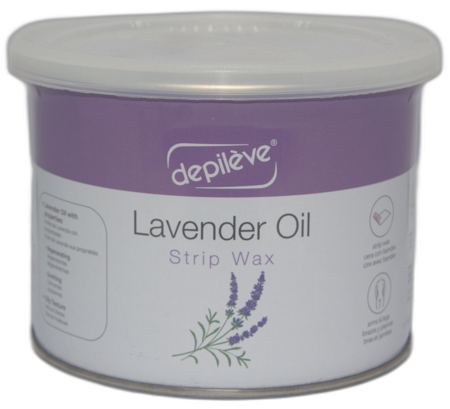 Depileve Lavender Oil Strip Wax 13.52 oz