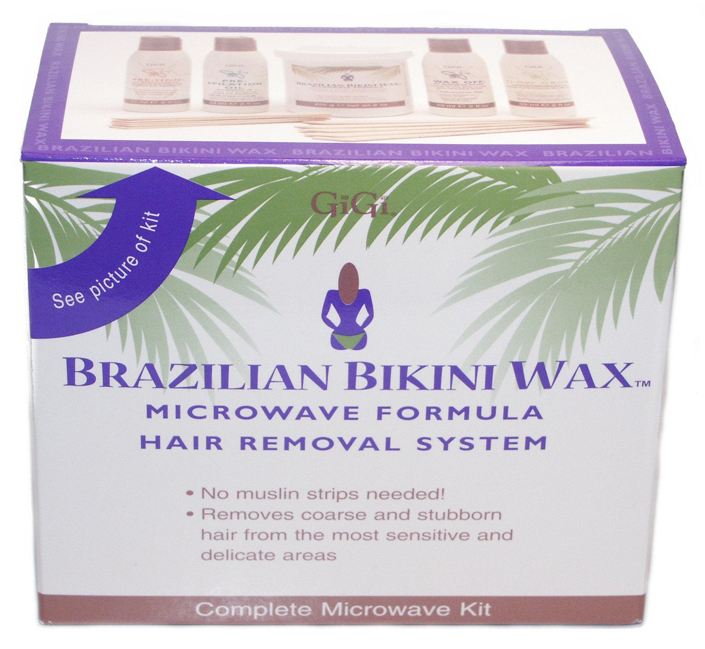 GiGi Brazilian Bikini Wax Microwave Kit