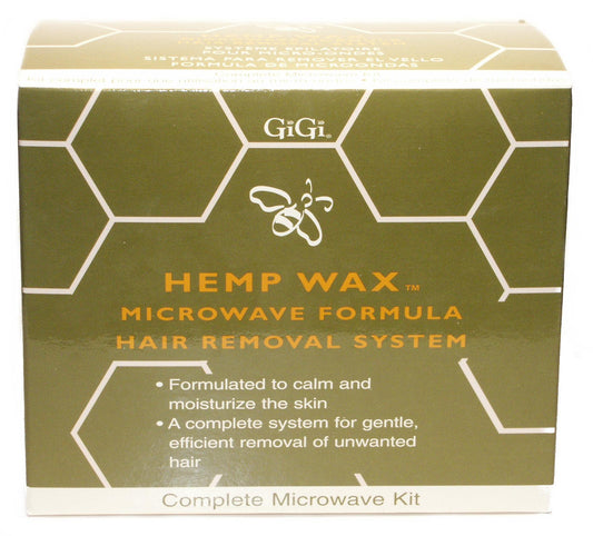 GiGi Hemp Wax Microwave Kit