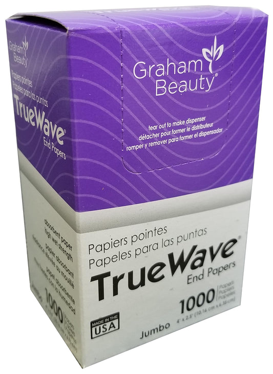 Graham TrueWave End Papers Jumbo 4"x2.5" 1000ct
