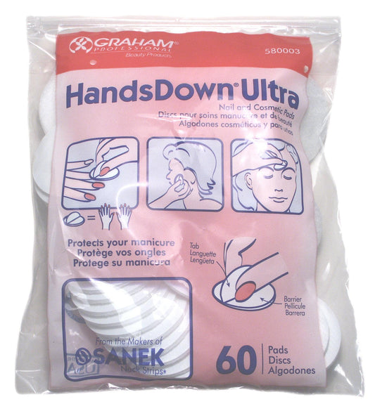 Graham HandsDown Ultra Nail & Cosmetic Pads 60 pads