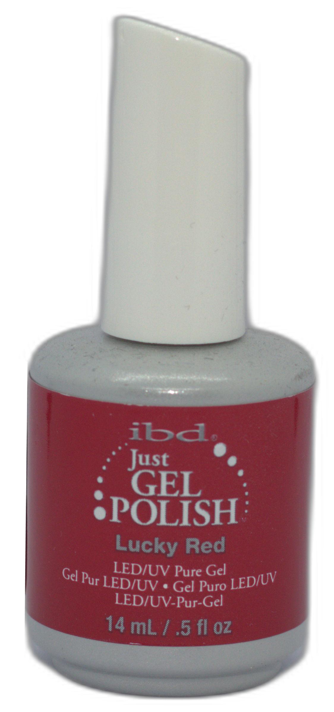 ibd Just Gel Polish-Lucky Red 56584