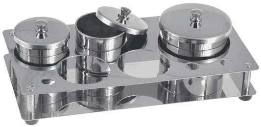 Ikonna Stainless Steel Pink/White/Liquid Set 3+5 Holes
