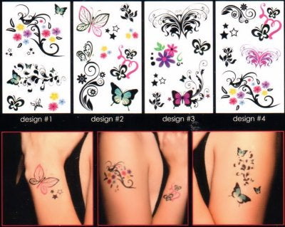 Maccabi Art Temporary Tattoo-Butterfly 11555