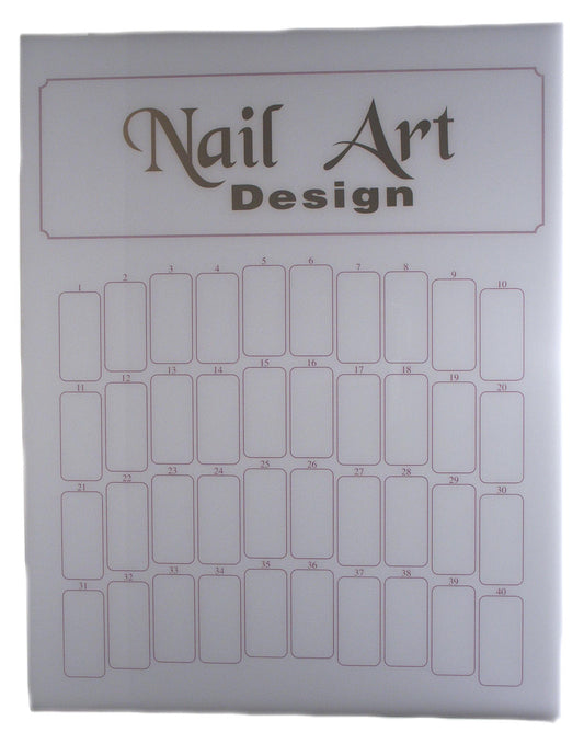 Nail Art Design Counter Top Display-Holds 40 Design