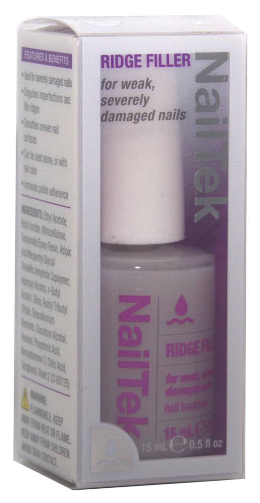Nail Tek Ridge Filler 4 for Weak, Damaged Nails 0.5 oz