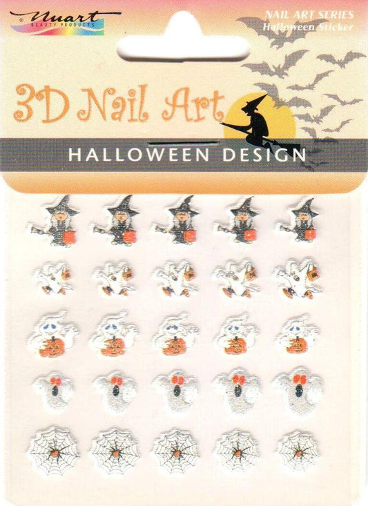 Nuart 3D Nail Art Sticker Halloween 05