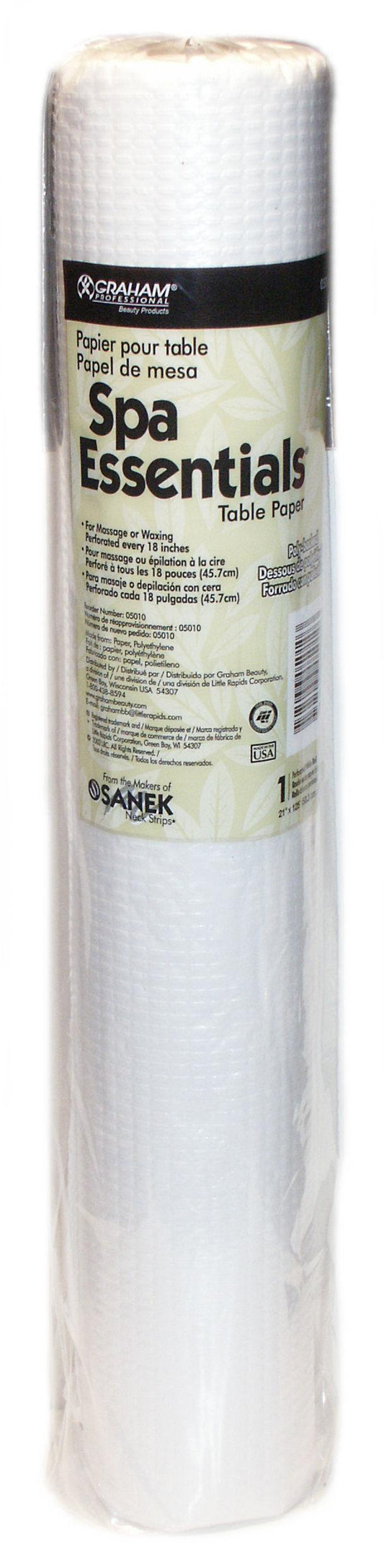 Graham SpaEssentials Waxing Table Paper Poly-Backed