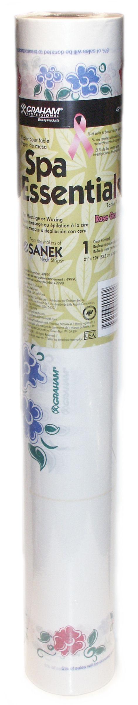 Graham SpaEssentials Waxing Table Paper Rose Garden Crepe