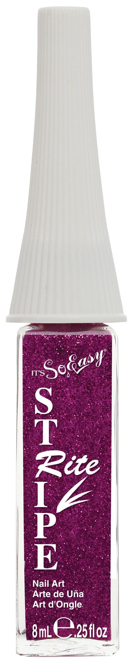 Stripe Rite Nail Art-Fuchsia Glitter 98582