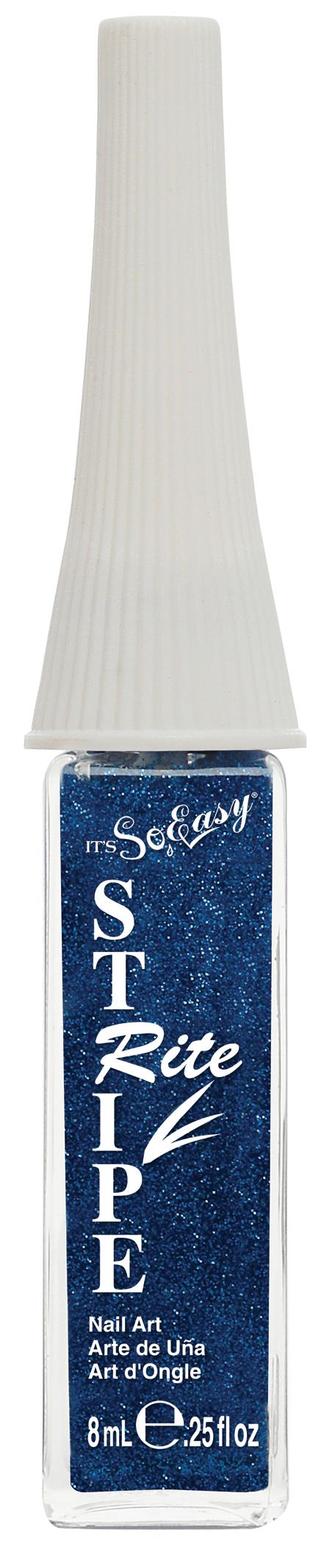 Stripe Rite Nail Art-Blue Glitter 98768