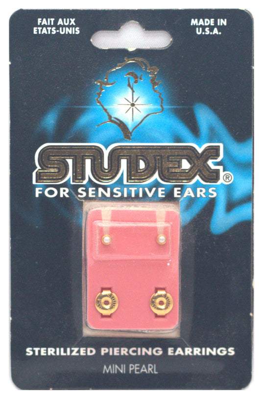 Studex Sterilized Piercing Earrings Pearl Mini 1 pair