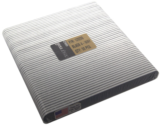 Design Nail File Cushion Black 4-Way