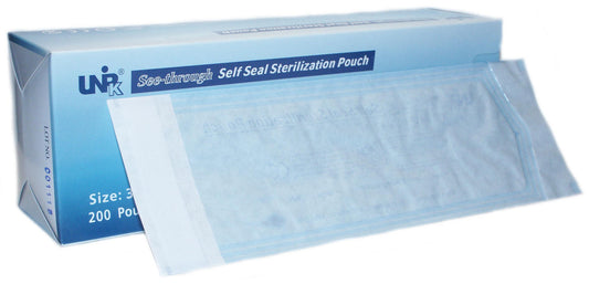Self Seal Sterilization Pouch 3.5"x10" 200 ct/box