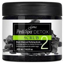 Gena Pedi Spa Detox Black Charcoal Scrub